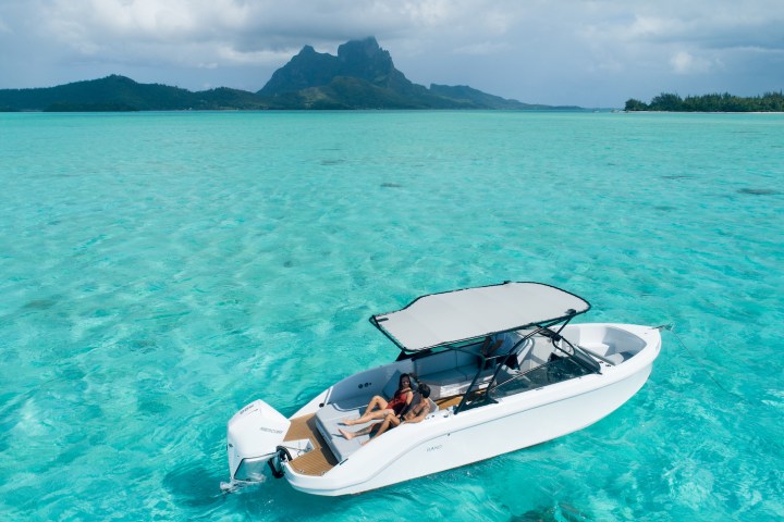 a boat on a body of water